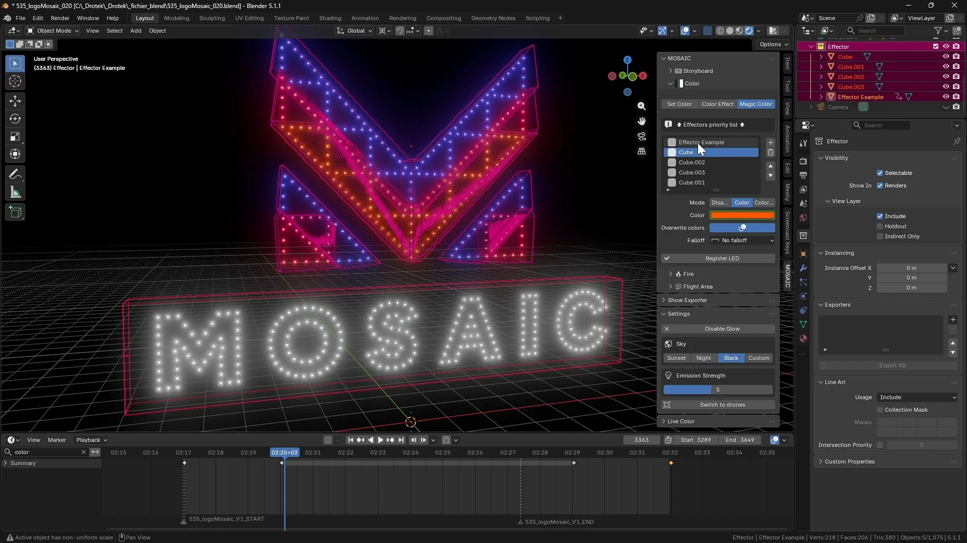 Mosaic: Drone Show Software to Create Drone Shows